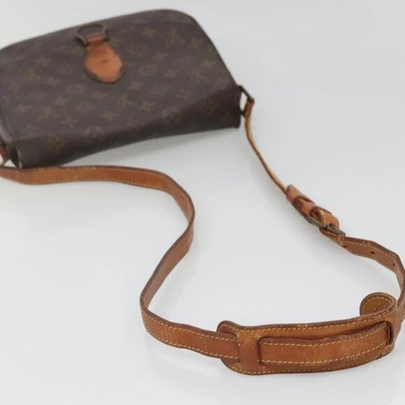 LOUIS VUITTON Monogram Saint Cloud GM Shoulder Bag M51242 LV Auth 141016 - Picture 8 of 16